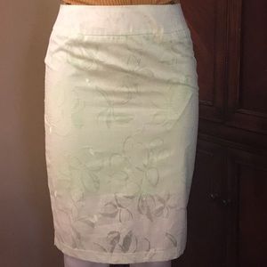 🆕 YS USA Green Midi Skirt with Stitch Design-Sm